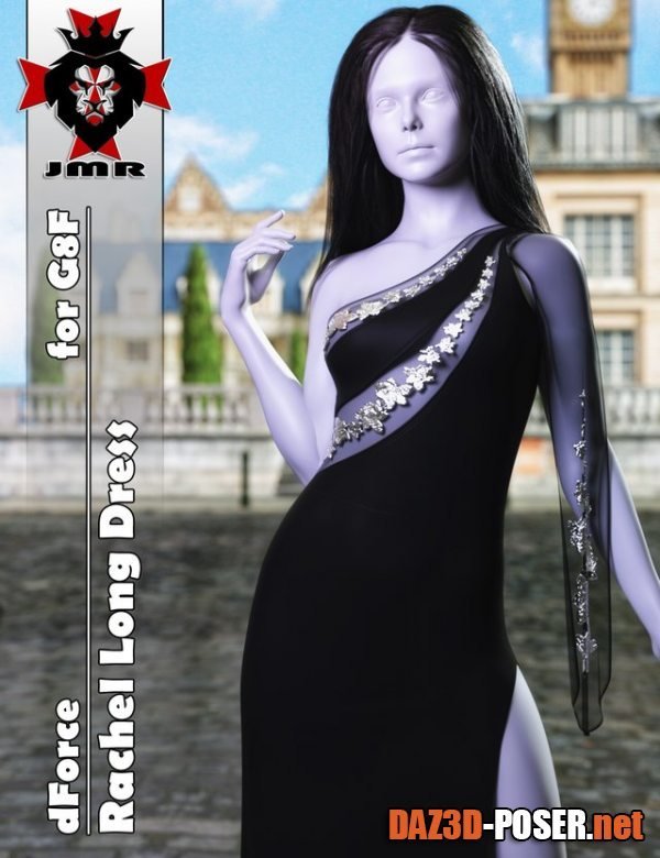 Dawnload JMR dForce Rachel Long Dress for G8F for free