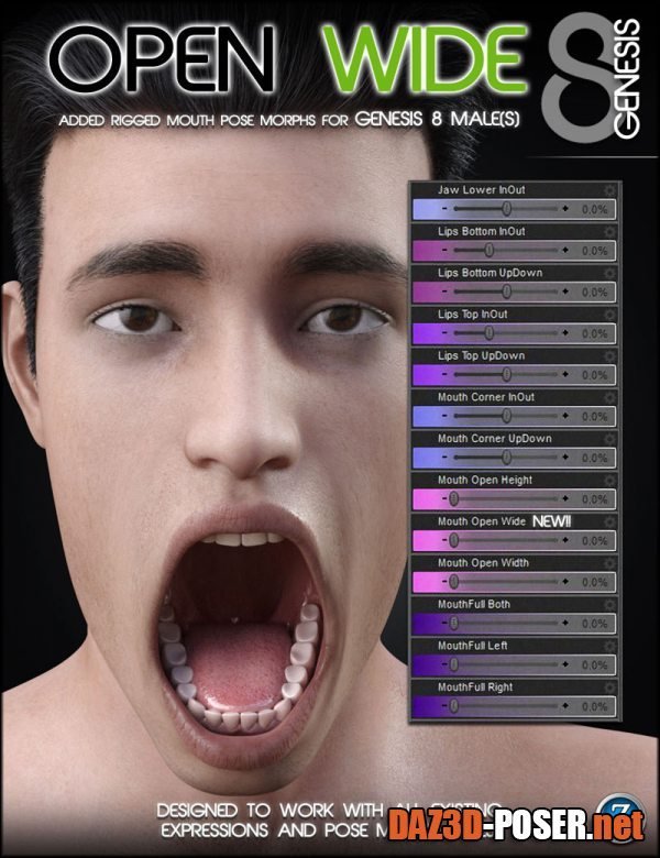 Dawnload Open Wide For Genesis 8 Male(s) for free