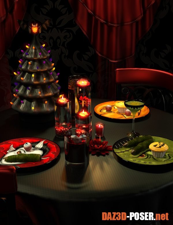 Dawnload Halloween Fright Table Decor for free