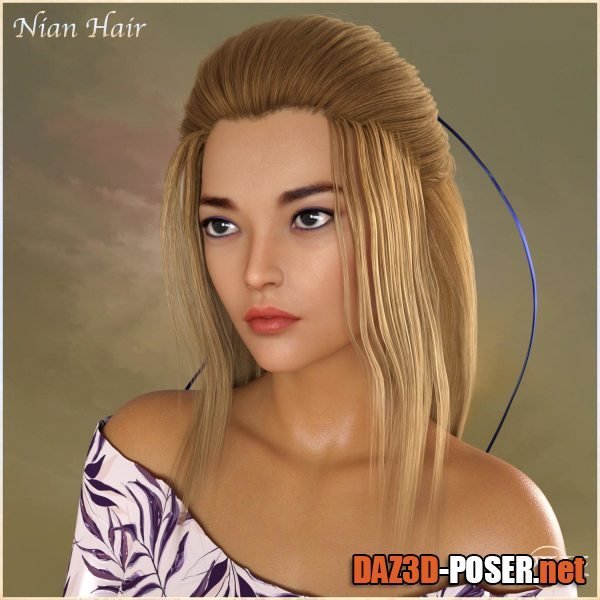 Dawnload Prae-Nian Hair For G8 Daz for free