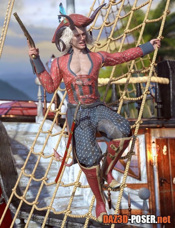 Dawnload Torridus Outfit for Genesis 8 and 8.1 Male and Torment for free
