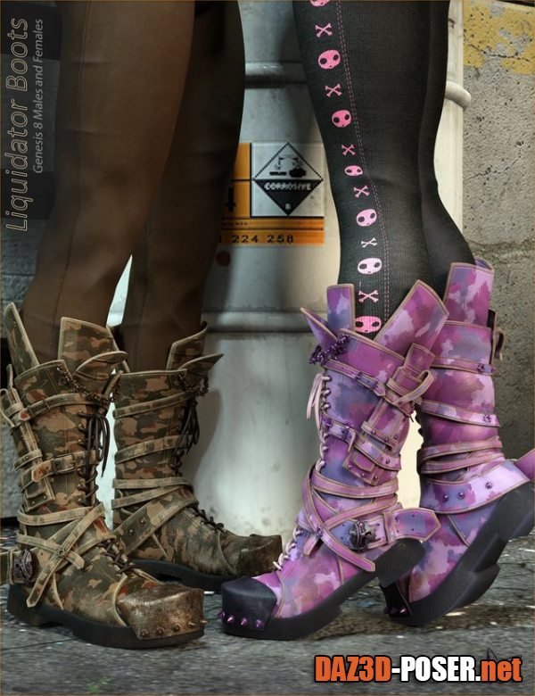 Dawnload Liquidator Boots for Genesis 8 for free