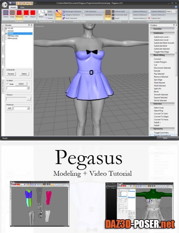 Dawnload Pegasus Modeler 3.0 Upgrade for free