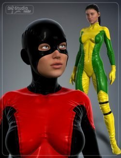 Super Hero Suit for Genesis 2 Female(s) and Victoria 6