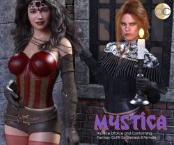 DC-Mystica for Genesis 8 Female