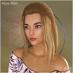 Prae-Nian Hair For G8 Daz