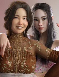 Lian and Hanako Zhao HD for Genesis 8 Female