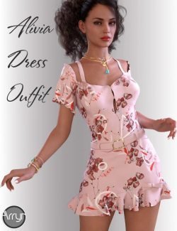 dForce Alivia Candy Dress for Genesis 8 Female(s)