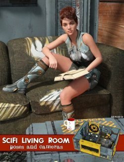 SciFi Living Room Poses and Cameras for Genesis 8