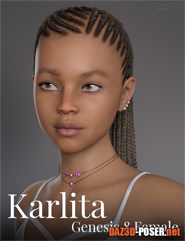 Dawnload Karlita for Genesis 8 Female - Teen for free