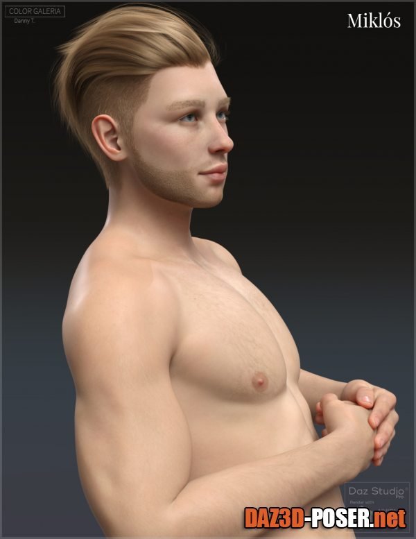 Dawnload Miklos for Genesis 8 Male for free