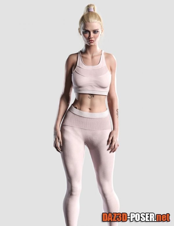 Dawnload Knit Sports Outfit for Genesis 8 Females for free