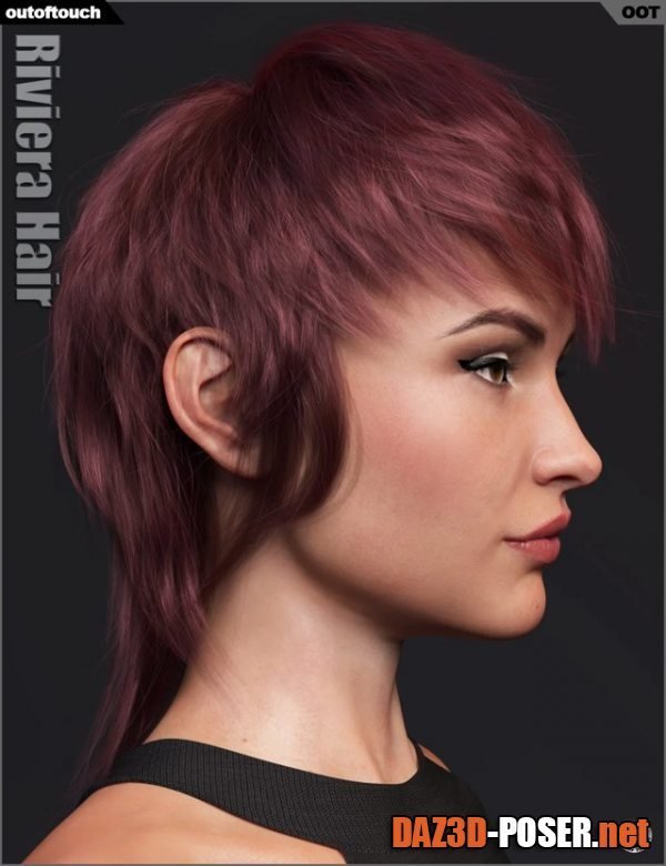 Dawnload Riviera Hair for Genesis 3 and 8 for free