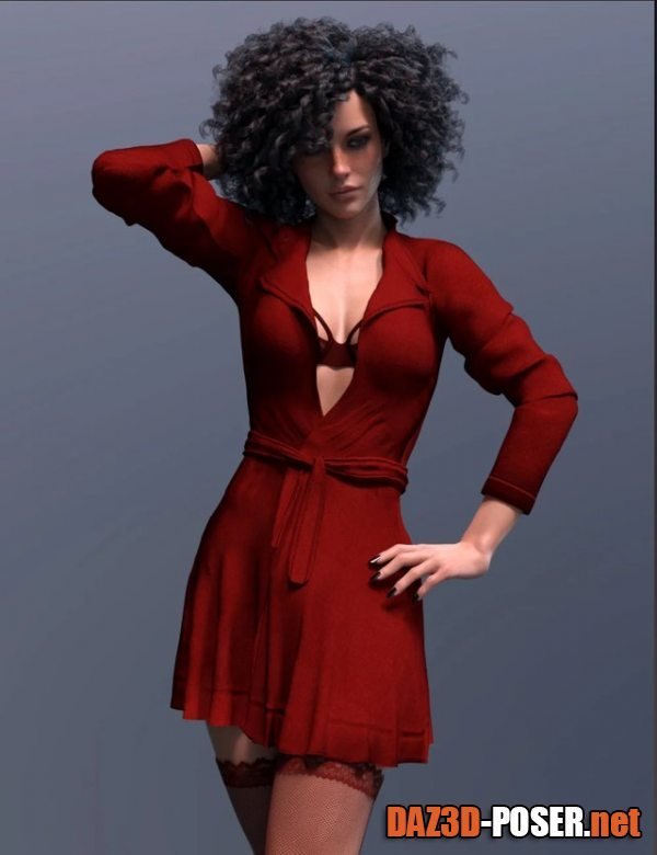 Dawnload dForce X-Fashion Temptation Dress Coat for Genesis 8 Female(s) for free