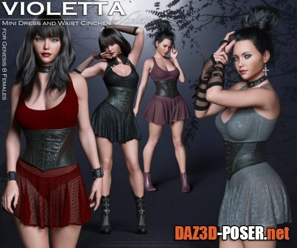 Dawnload Violetta for Genesis 8 Female for free
