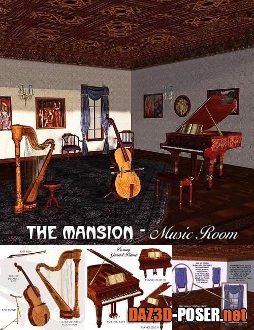 Dawnload The Mansion - Music Room for free