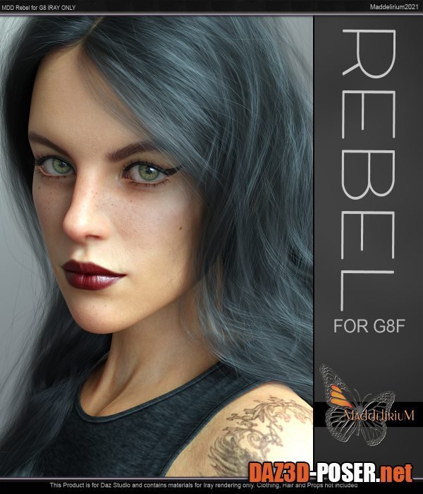Dawnload MDD Rebel for G8F (IRAY Only) for free