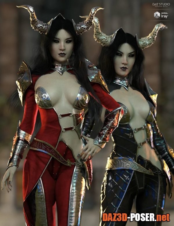 Dawnload dForce Hellen Outfit Textures for free