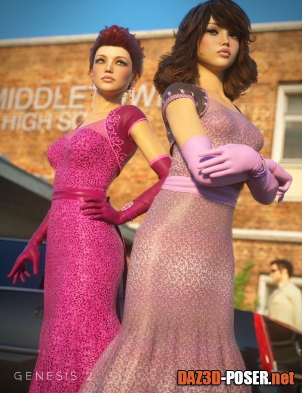 Dawnload Prom Night for Evening Gown for Genesis 2 Female(s) for free