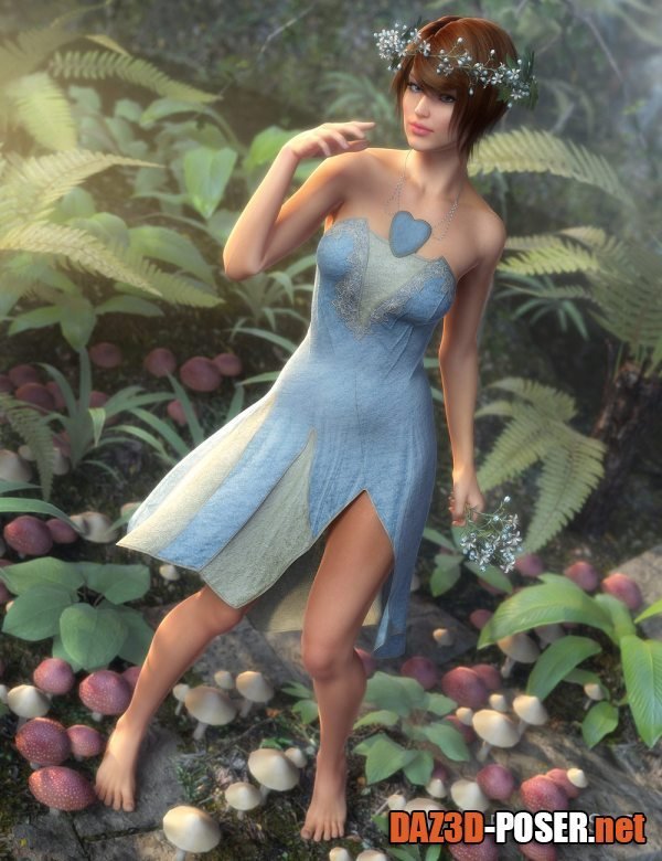 Dawnload Woodland Dancer Outfit for Genesis 2 Female(s) for free