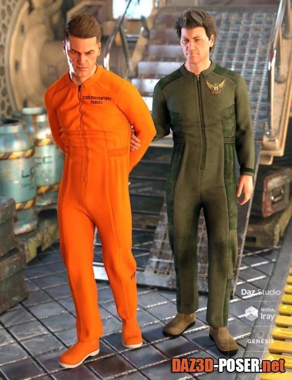 Dawnload dForce Coveralls and Tools Textures for free