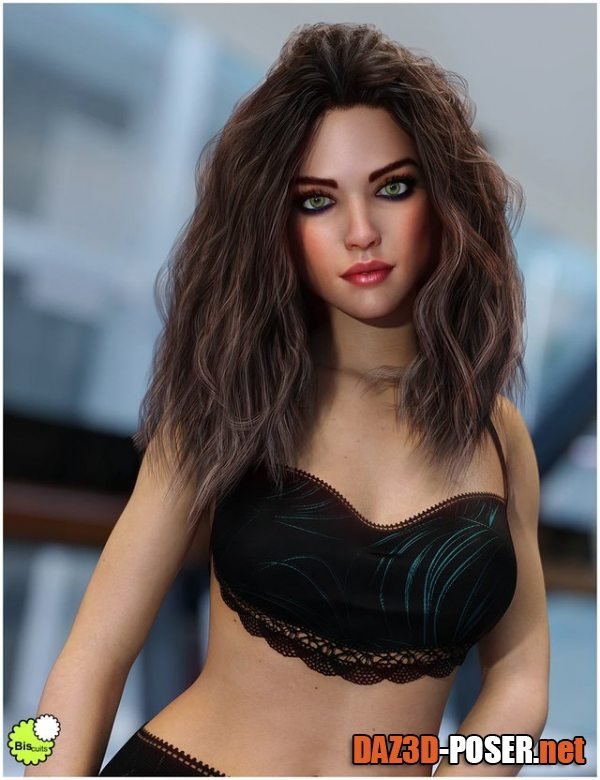 Dawnload Biscuits Kit Hair with dForce for Genesis 8 Female for free