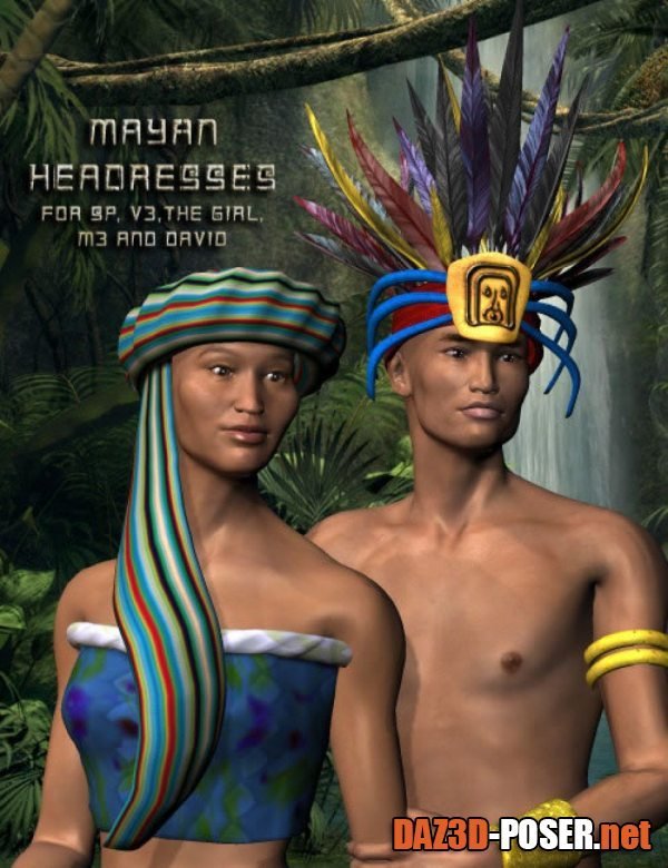 Dawnload Mayan Headdress Pack for free