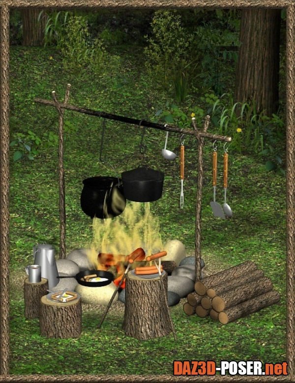 Dawnload FIRE! Campfire and Cooking Set for free