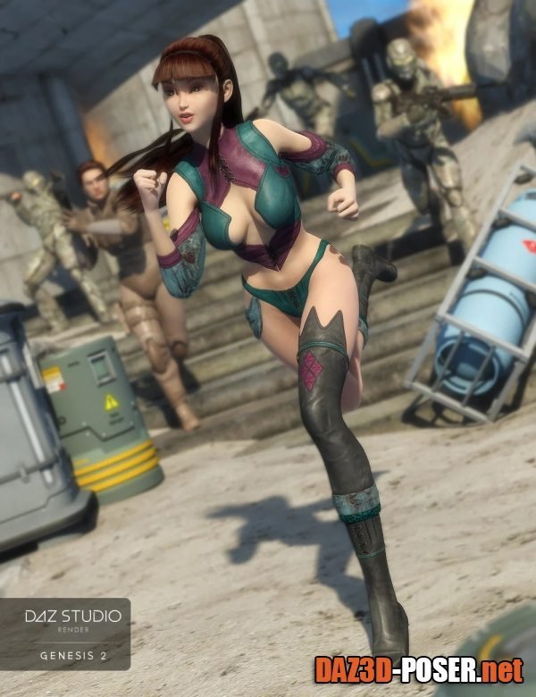Dawnload Merriment Outfit for Genesis 2 Female(s) for free