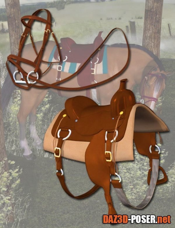 Dawnload Western Horse Tack for the Millennium Horse for free