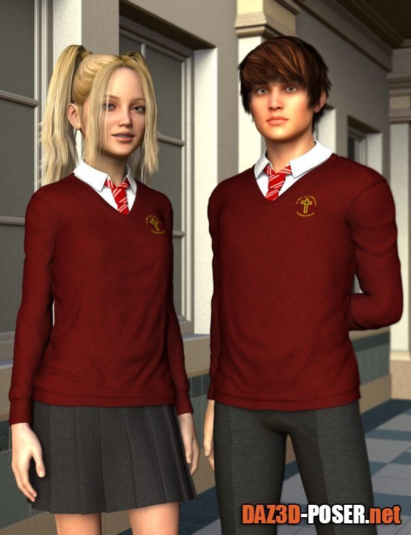 Dawnload Time for School Sweater for Genesis 2 for free
