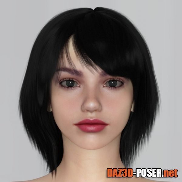 Dawnload AG Hair for Genesis 8 Female for free