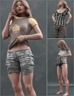 Everyday 2 Daily Poses and Clothes Vol.1 for Genesis 8 Female(s)