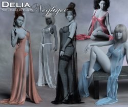 Delia Negligee for the Genesis 8 Female