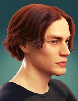 dforce Timothee Hair for Genesis 8 and 8.1 Males and Torment 8.1