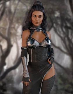 X-Fashion Force Saber Outfit for Genesis 8 Female(s)