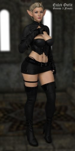 Exiled Outfit for G3F