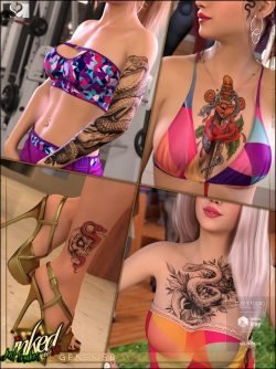 Inked Vol. 30: Just Snakes for Genesis 8 Female(s)