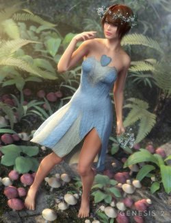 Woodland Dancer Outfit for Genesis 2 Female(s)