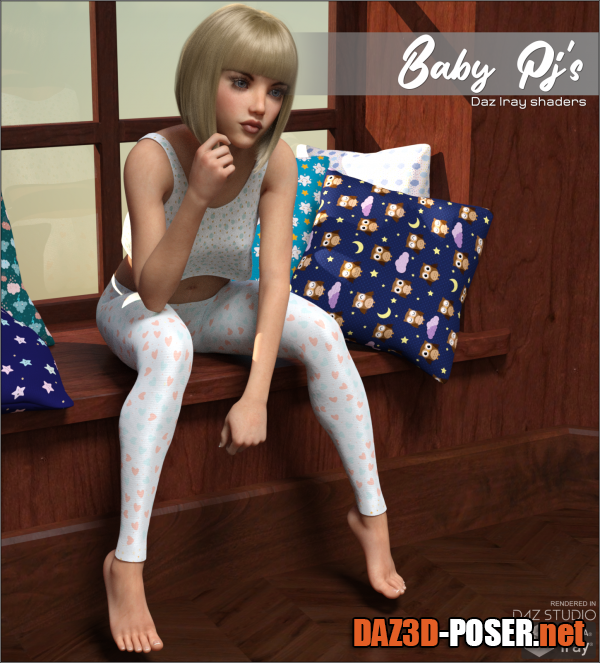 Dawnload Daz Iray - Baby PJs for free