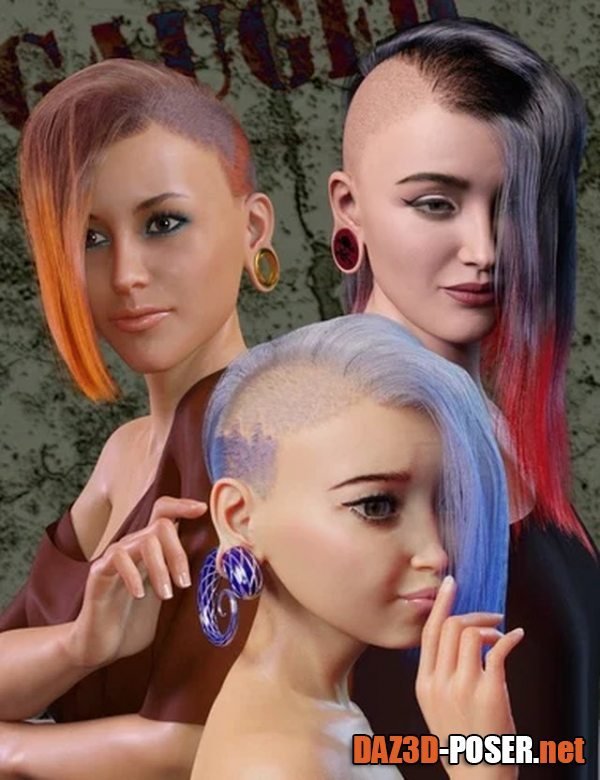 Dawnload Gauged Ears and Jewelry for Genesis 8.1 Female for free