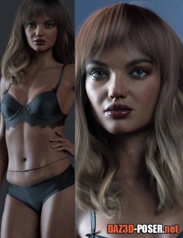 Dawnload RY Inessa Character, Hair and Render Bundle for free
