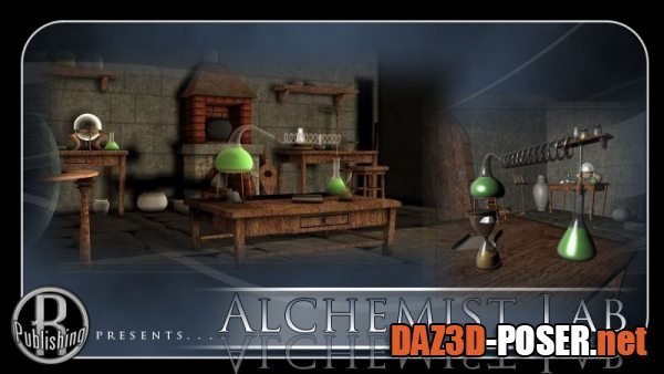 Dawnload Alchemist Lab (Poser & Vue) for free