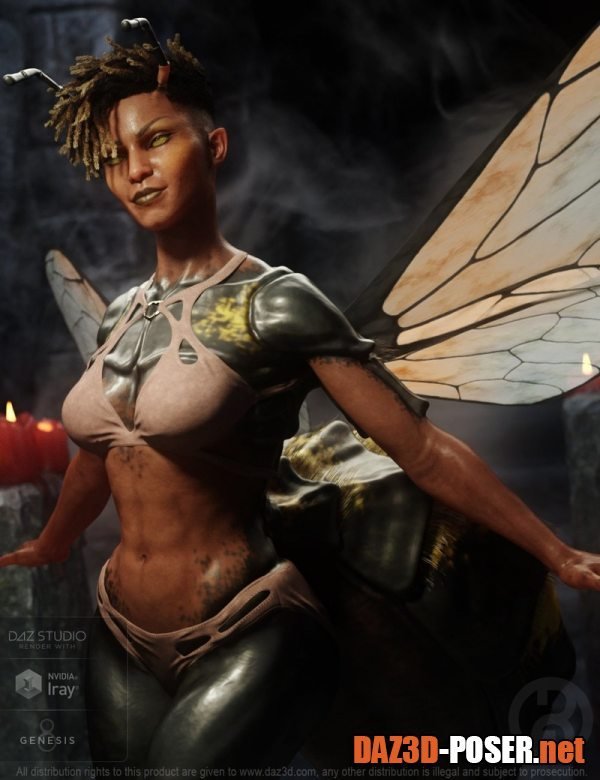 Dawnload Wasp Queen for Genesis 8 Female for free