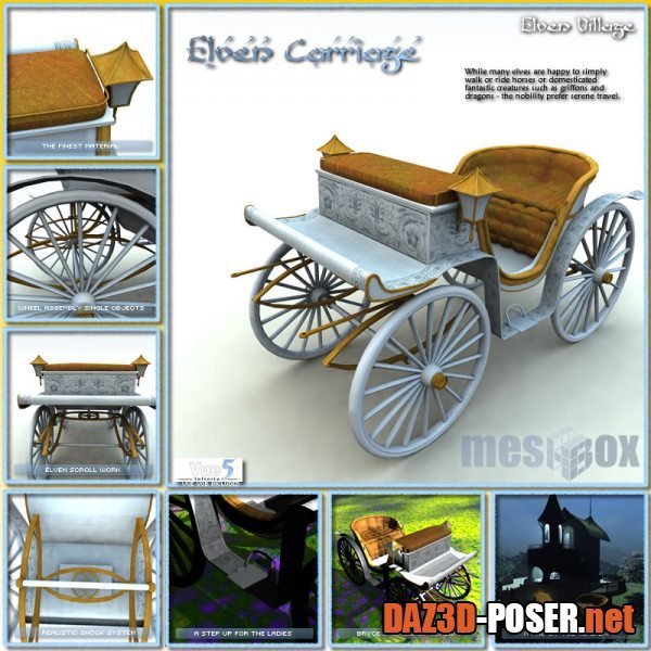 Dawnload The Elven Carriage (E1VV101-3DS) for free