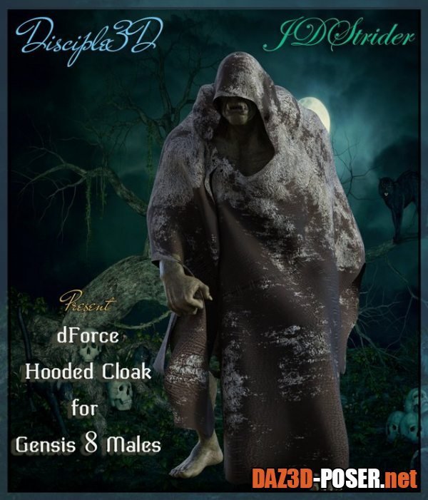 Dawnload dForce Hooded Cloak for G8M for free
