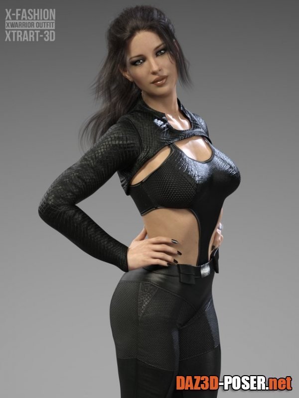 Dawnload X-Fashion XWarrior Outfit for Genesis 8 Females for free