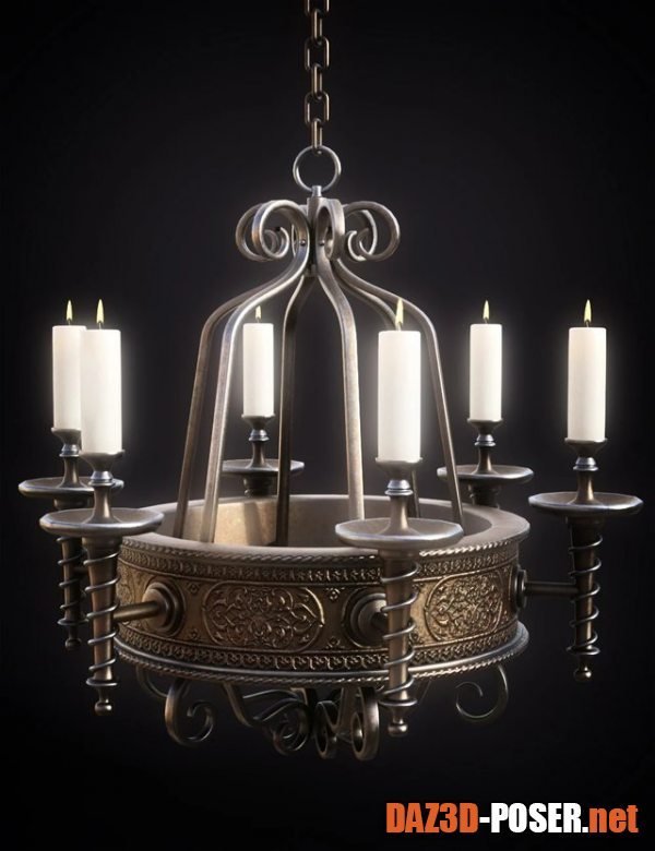 Dawnload B.E.T.T.Y. Spanish Revival 03 Chandeliers for free