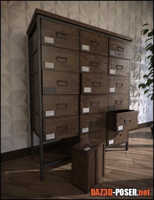 Dawnload Furniture Collection: Apothecary Drawers for free