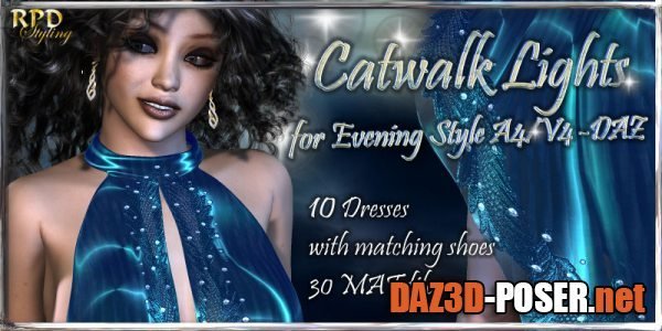 Dawnload ~ Catwalk Lights ~ for EveningStyle (DAZ) for free